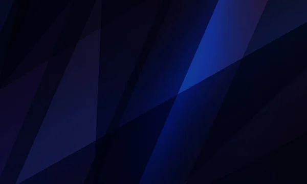 斜めの幾何学的形状を持つダークブルーの現代抽象的な背景 抽象ベクトルダークブルーの背景 ベクターイラスト — ストックベクタ