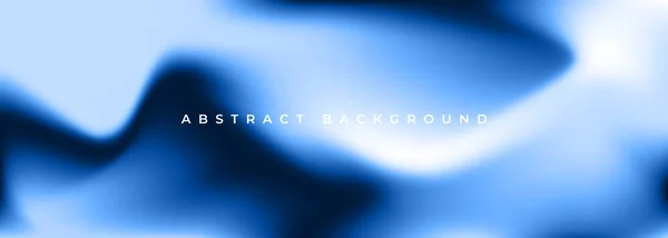 Luminoso Sfondo Olografico Blu Astratto Blu Liquido Gradiente Banner Creativo — Vettoriale Stock