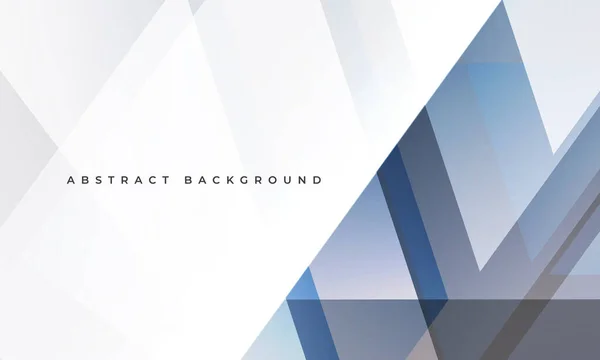 Wit Blauw Grijs Moderne Abstracte Achtergrond Met Geometrische Vormen Vectorillustratie — Stockvector
