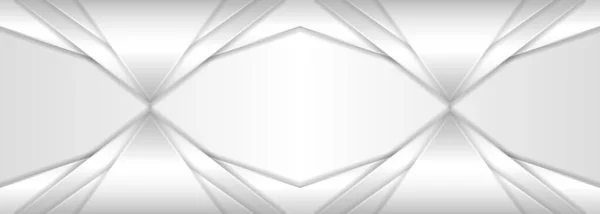 Amplio Fondo Abstracto Lujo Con Líneas Gradiente Plata Triángulo Flechas — Vector de stock