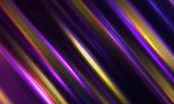 多色の抽象ベクトル背景を斜線でストライプ化したもの 紫と黄色のベクトル図 — ストックベクタ
