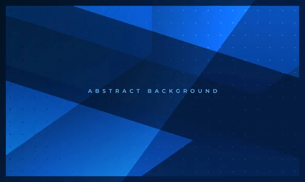 Fond Abstrait Moderne Bleu Avec Des Formes Géométriques Des Points — Image vectorielle