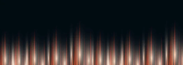 Czarne Nowoczesne Abstrakcyjne Tło Technologiczne Świecącym Dźwiękiem Efektem Świetlnym Ilustracja — Wektor stockowy