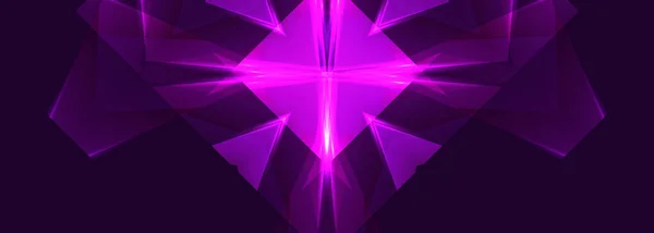 Темно Фиолетовый Вектор Абстрактный Широкий Фон Футуристическим Светящимся Абстрактным Рисунком — стоковый вектор