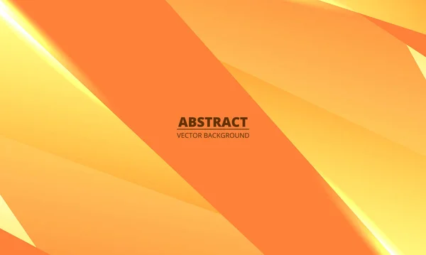 Orange Modern Abstrakt Bakgrund Med Diagonala Geometriska Former Abstrakt Vektor — Stock vektor