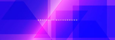 Mavi ve pembe geometrik soyut arkaplan. Vektör illüstrasyon afiş tasarımı.