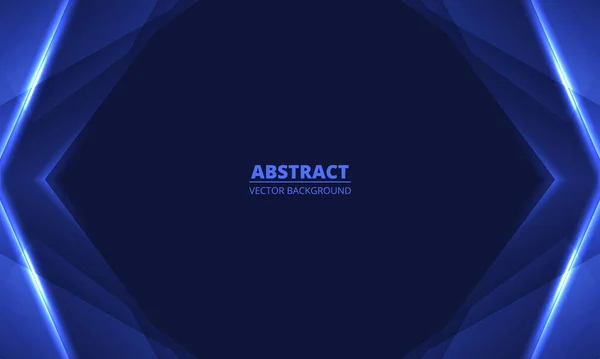 Абстрактный Темно Синий Фон Презентации Синий Современный Абстрактный Векторный Фон — стоковый вектор