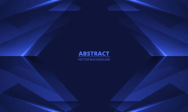 Футуристический Абстрактный Темно Синий Векторный Фон — стоковый вектор