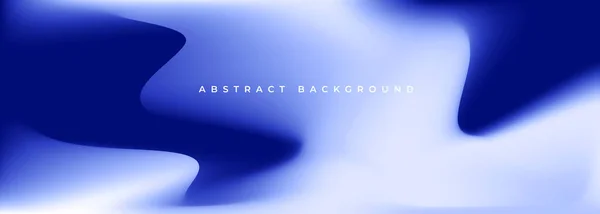 Abstract Blauwe Vloeibare Holografische Gradiënt Achtergrond Vectorillustratie — Stockvector