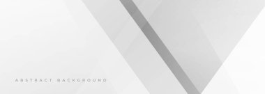 Geometrik köşegen çizgileri olan soyut beyaz ve gri arkaplan.