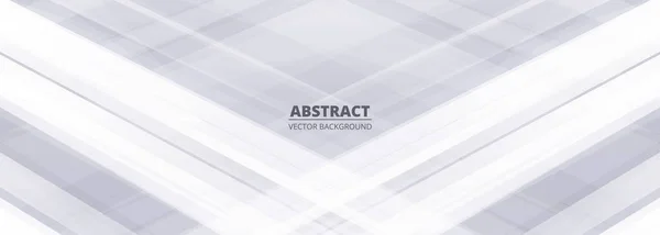 Abstrakt Modern Bred Vit Och Grå Bakgrund Med Geometriska Diagonala — Stock vektor