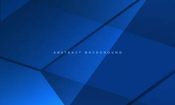 Bleu Abstrait Fond Vectoriel Moderne Avec Des Formes Géométriques Illustration — Image vectorielle