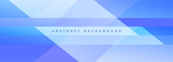 Szeroki Wektor Niebieski Abstrakcyjny Nowoczesny Sztandar Biznesowe Abstrakcyjne Tło Geometrycznych — Wektor stockowy