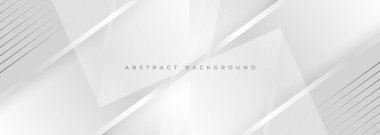 Beyaz ve gri soyut arka plan geometrik diyagonal çizgiler ve çizgiler. Vektör illüstrasyonuName
