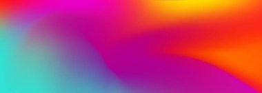 Parlak renkli bir arkaplan. Soyut sıvı holografik renkli yaratıcı pankart. Bulanık yumuşak karışım renk derecelendirme minimalist arkaplan.