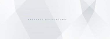 Çapraz çizgileri ve geometrik şekilleri olan beyaz, modern bir pankart. Geniş arkaplan arkaplanını aydınlat. Vektör illüstrasyonu