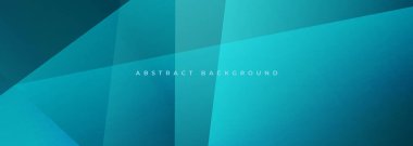 Çizgileri olan soyut mavi modern geometrik afiş arkaplanı. Vektör illüstrasyonu