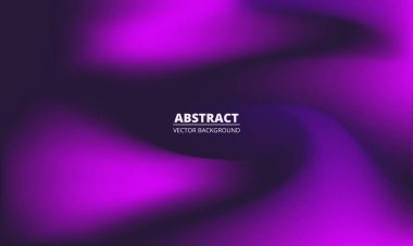 Parlak mor holografik arka plan. Soyut mor sıvı gradyan yaratıcı pankart. Bulanık yumuşak karışımlı menekşe rengi derecelendirme minimalist arka plan. Vektör illüstrasyonu.