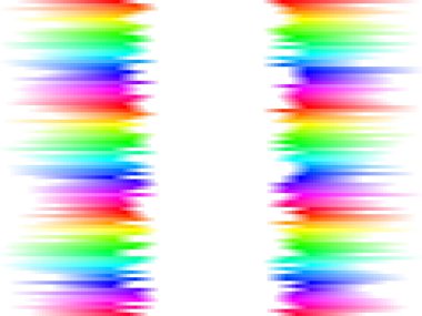 Gökkuşağı çizgileri kareler mozaik desen, beyaz arkaplan, vektör grafik duvar kağıdı veya broşür, web, sunum veya yazdırma için kullanışlı