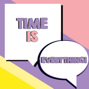 Zamanın kavramsal görüntüsü her şeydir, zamanın kavramsal fotoğraf önemi bir olayın sonucunu büyük ölçüde etkiler.