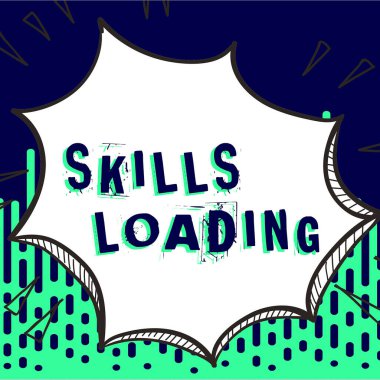 İlham kaynağı olan Yetenek Yükleme, Kavram anlamına gelen metin, bir görevi yerine getirirken zorluk derecesini gösterir