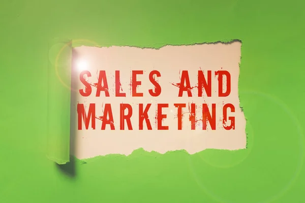 Tekst Die Inspiratie Toont Sales Marketing Concept Betekent Business Advertising — Stockfoto