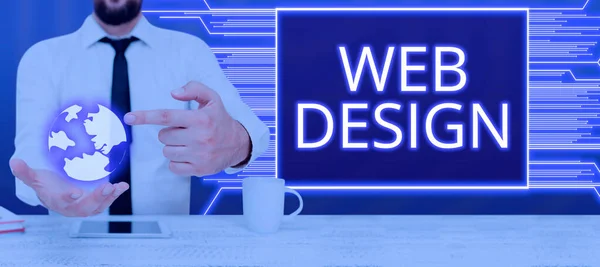 Tekst Met Inspiratie Web Design Word Written Who Responsible Production — Stockfoto