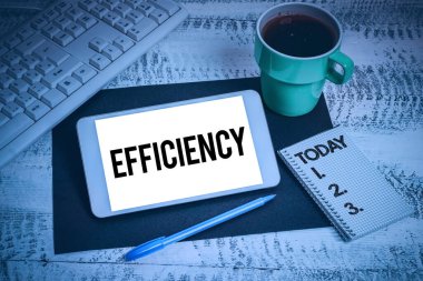 El yazısı verimliliği, kaynakların israfını önleme yeteneği enerji parası ve zaman