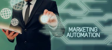 Ticaret departmanı için tasarlanmış pazarlama otomasyonu, iş genel görünümü yazılım platformlarını göster