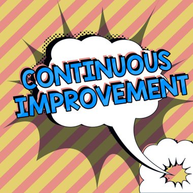 Devamlılığı gösteren tabela, Kavramsal fotoğraf zamanla tutarlı gelişmeler gösteriyor takım elbiseli iş adamı başarılı takım çalışmasını sembolize eden tablet taşıyor.