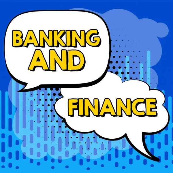 Inspirace Ukazující Znamení Bankovnictví Finance Internet Koncept Finanční Účetní Správa — Stock fotografie