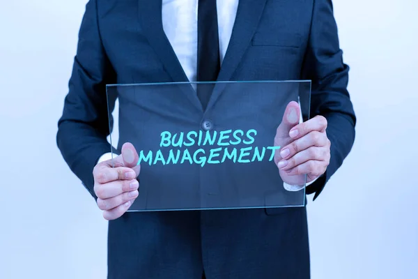 Tanda Yang Menampilkan Manajemen Bisnis Konsep Bisnis Menulis Ulang Peningkatan — Stok Foto