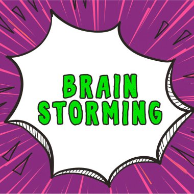 Beyin Fırtınası kavramının kavramsal gösterimi, Vr Kulaklıkla Profesyonel Eğitim sırasında kalem tutan bir pazarlama kadınına uzun vadeli pazarlama desteği anlamına gelmektedir..