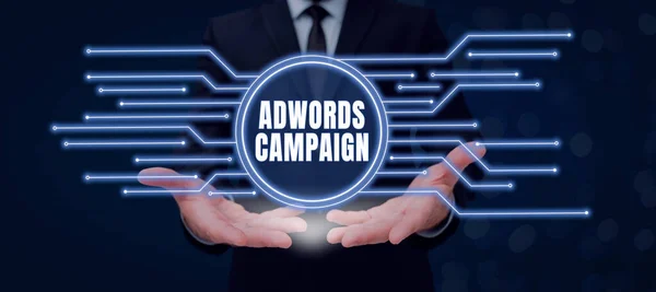 Натхнення Демонструє Кампанію Adwords Бізнес Підхід Каже Можете Зробити Щось — стокове фото