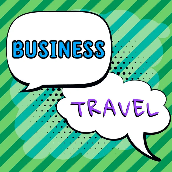 Business Travel Business Approach Handwriting Text Business Travel 인터넷 데이터베이스 — 스톡 사진