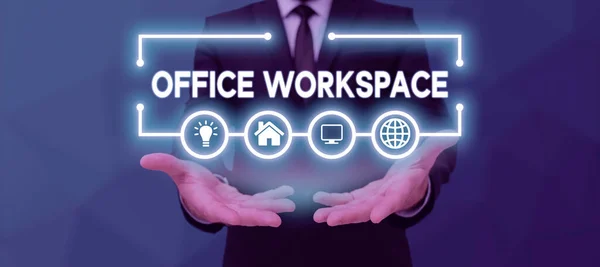 Konceptuell Bildtext Office Workspace Affärsidé Kontrakt Modelleras Undertecknas Och Utförs — Stockfoto