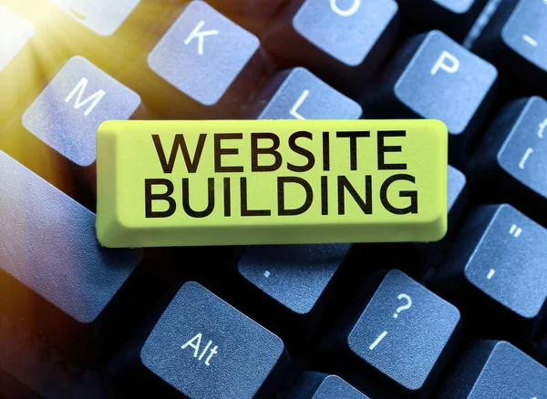 Texte Inspirant Website Building Business Overview Site Built According Clients — Photo