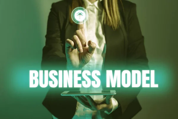 Εννοιολογική Απεικόνιση Επιχειρηματικό Μοντέλο Επιχειρηματική Έννοια Αύξηση Της Παγκόσμιας Μέσης — Φωτογραφία Αρχείου