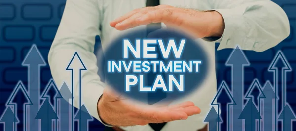 Концептуальный Дисплей Новый Инвестиционный План Word Written Financial Goals Objectives — стоковое фото