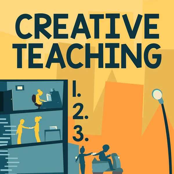 Tekst Pisma Creative Teaching Word Act Coaching Novel Way Promotors — Zdjęcie stockowe