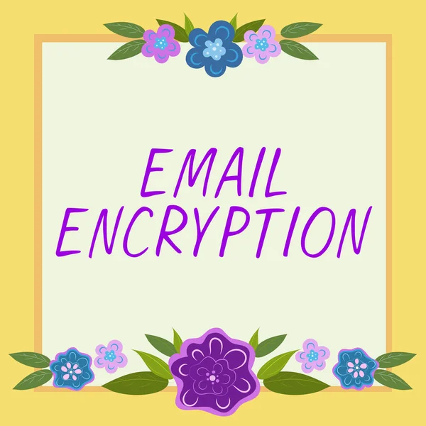 Sign Exibindo Criptografia Mail Abordagem Negócios Tática Sistemática Maximizar Eficiência — Fotografia de Stock