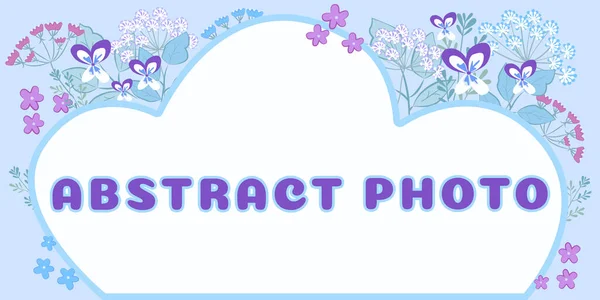 stock image Text showing inspiration Abstract Photo, Conceptual photo to succeed in finishing something or reaching an aim Frame With Leaves And Flowers Around And Important Announcements Inside.