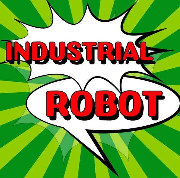 Conceptual Display Industrial Robot Business Showcase Application Better Solutions Meet — Stock Fotó