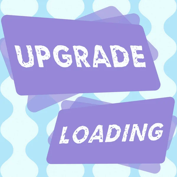 Upgrade Loading Word Promoting More Improved Tools Design Drawing Some — 스톡 사진