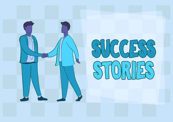 Text caption presenting Success Stories, Internet Concept a chronicle displaying great success achieved by a person -57220