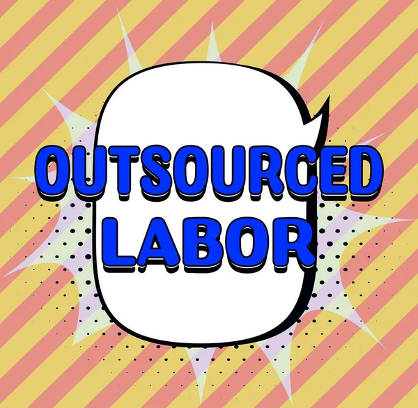 손쓰기 아웃소싱 Outsourced Labor 비즈니스 Business Overview Storage 정보의 커뮤니케이션 — 스톡 사진