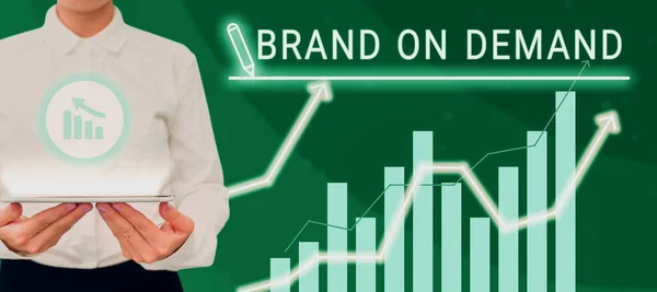 Brand Demand Business Overview Products Services Direct Awareness Benefit Consumer — 스톡 사진