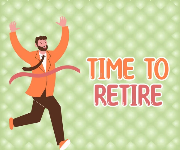 引退する時間を示すテキスト記号 概念的なフォトバンク貯蓄口座 年金計画 — ストック写真