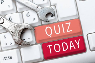 Oyuncuların sorulara doğru cevap vermeye çalıştığı oyun konsepti olan Sınav, iş konsepti gösterme işareti