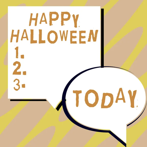Scriere Mână Text Halloween Fericit Cuvânt Pentru Legată Aspect Înfricoșător — Fotografie, imagine de stoc